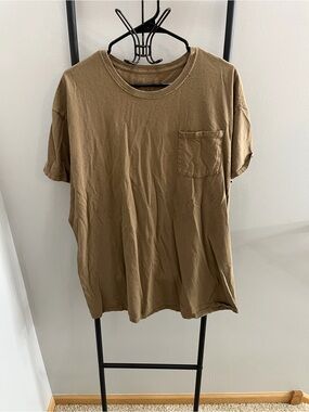 Fruit of the Loom Men's Short Sleeve Crewneck T-Shirt — Brown